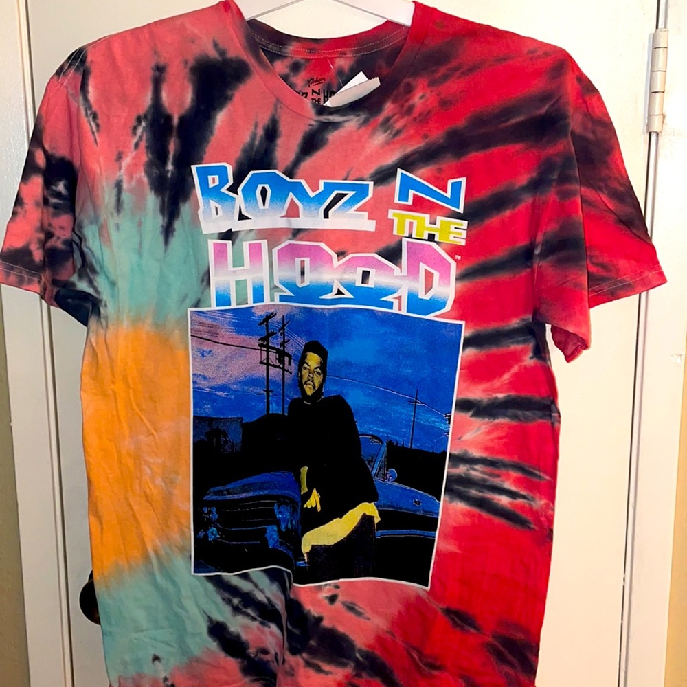 Boys in the hood size 1x rainbow tie die new